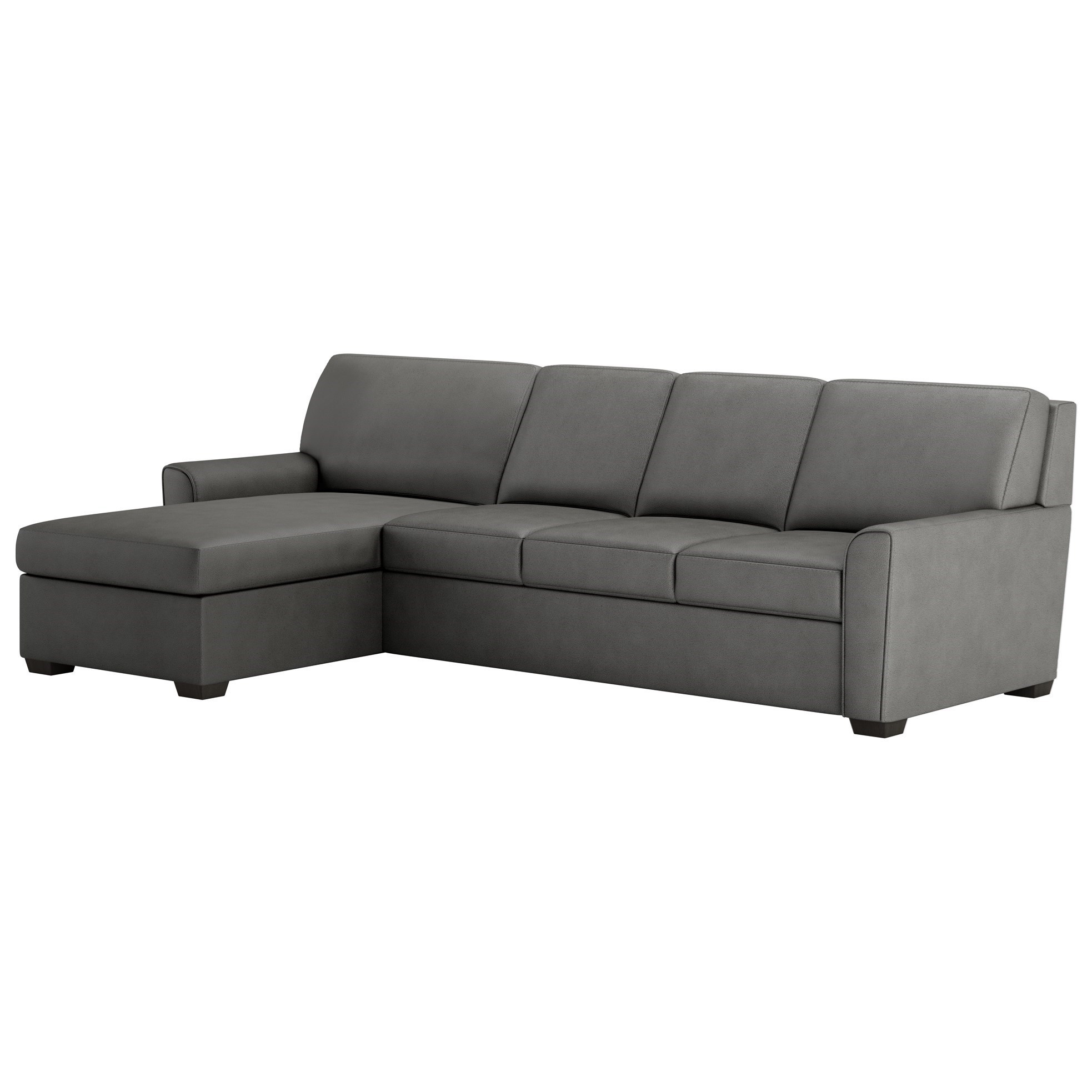 American Leather Klein Two Piece Sectional Sofa w/ King Sleeper and